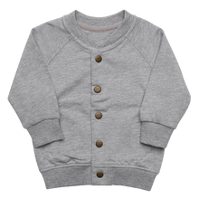 Load image into Gallery viewer, Baby Organic Bomber Jacket, Embroidered, &quot;Mary-Anna, With Diamonds&quot;, Blue Diamond
